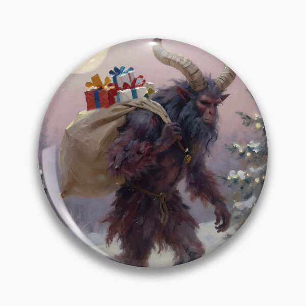 Item preview, Krampus Christmas Gift Bearer | Gothic Winter Folklore Art designed and sold by cr6zym1nd.