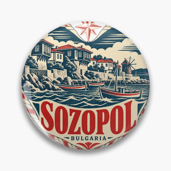 Item preview, Sozopol Bulgaria Travel Souvenir Nautical Woodcut Heart designed and sold by VisualArtsOasis.