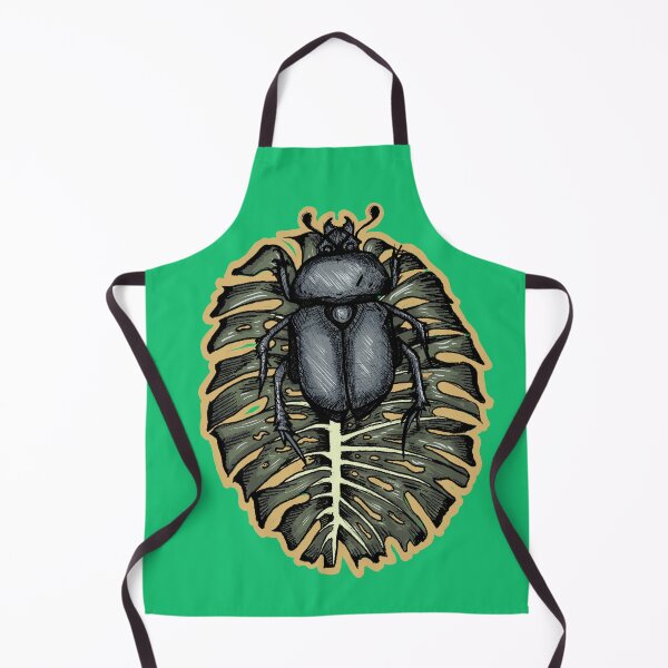 Item preview, Beetle on a Leaf | Hand-Drawn Botanical Insect Art designed and sold by Half Mess.