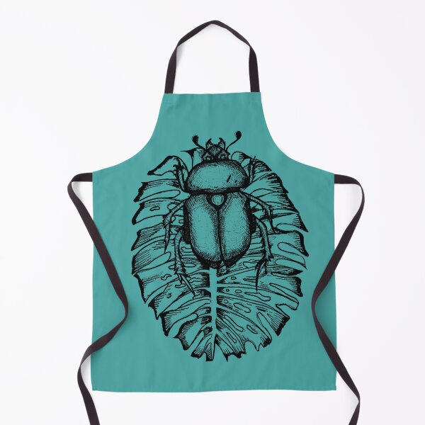Item preview, Beetle on a Leaf | Hand-Drawn Botanical Insect Art designed and sold by Half Mess.