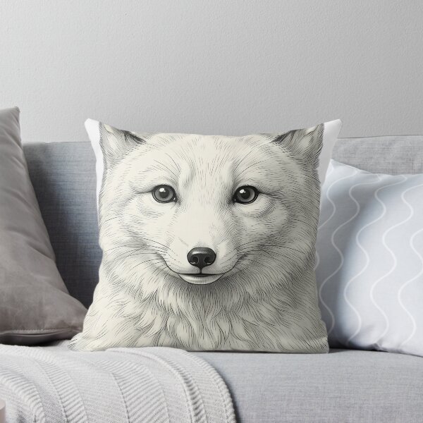 Item preview, Vintage Naturalist Arctic Fox Portrait — Antique Arctic Wildlife Art designed and sold by Catch333.