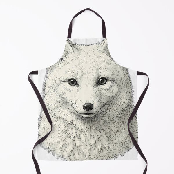 Artikelvorschau, Vintage Naturalist Arctic Fox Portrait — Antique Arctic Wildlife Art entworfen und verkauft von Catch333.