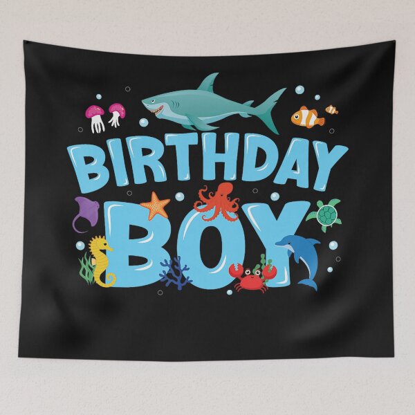 Item preview, Birthday Boy Ocean Theme Child Celebration designed and sold by Moscettakkk.