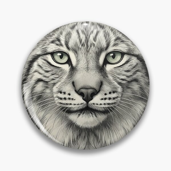 Artikelvorschau, Vintage Naturalist Canada Lynx Portrait — Antique Wild Cat Art entworfen und verkauft von Catch333.