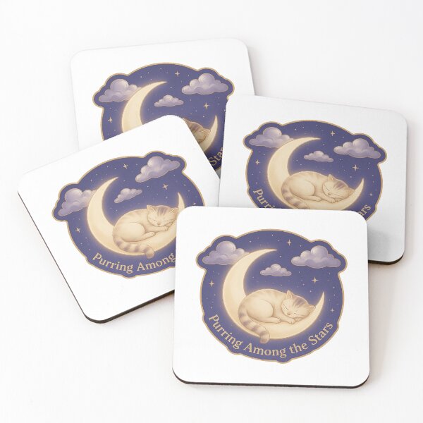 Item preview, Cat Memorial Moon — Purring Among the Stars designed and sold by TheCalmEdit.