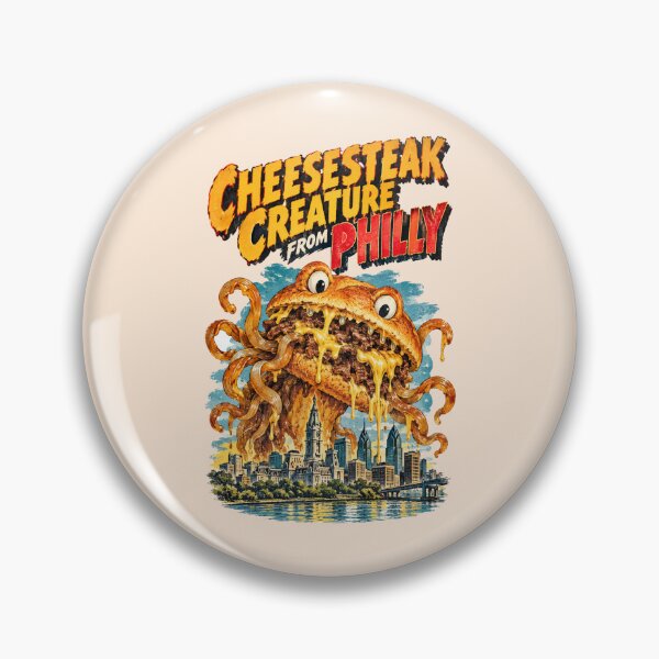Item preview, Philly Cheesesteak Monster Kaiju City Rampage designed and sold by Yellowriversss.