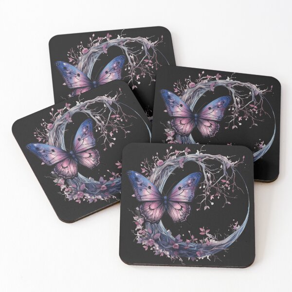 Item preview, Butterfly Moon Floral Nature Celestial Women Girls designed and sold by Moscettakkk.