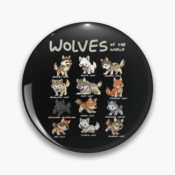 Item preview, Lobos del mundo Especies de lobos Amante de los animales salvajes designed and sold by Moscettakkk.