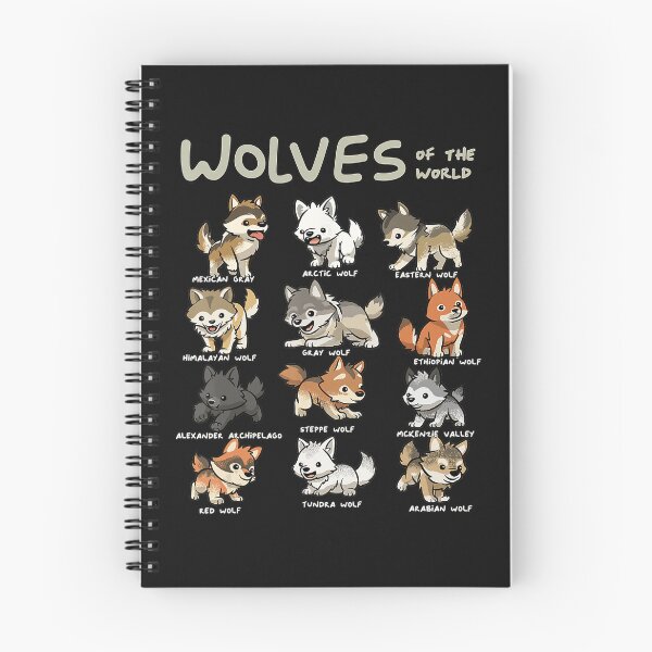 Item preview, Wolves Of The World Wolf Species Wildlife Animal Lover designed and sold by Moscettakkk.