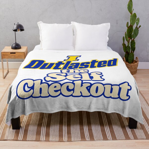 Item preview, Self Checkout Survivor Blue Yellow Letter Art designed and sold by Bikivuno.