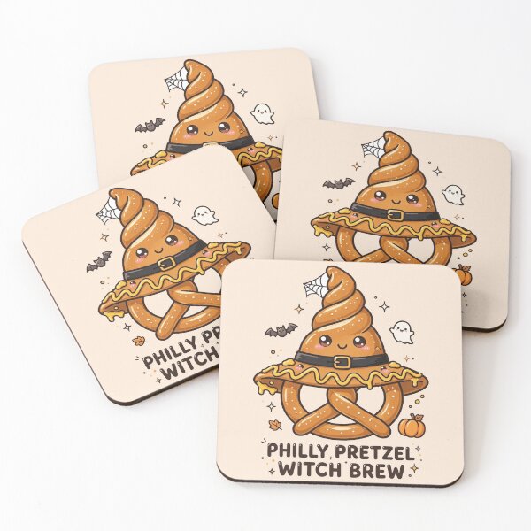 Item preview, Kawaii Philly Pretzel Witch Hat Halloween Brew designed and sold by Yellowriversss.