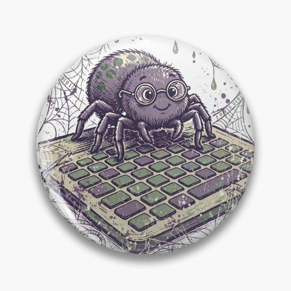 Artikelvorschau, Witziges Spinnen-T-Shirt für Webdesigner – süßes Halloween-Spinnen-Wortspiel entworfen und verkauft von AASU247.