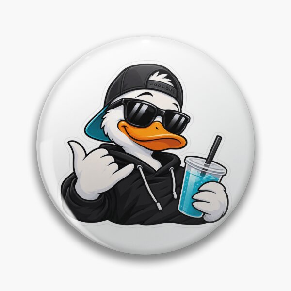 Item preview, Golden Duck Drip – Cool Duck Streetwear Sticker designed and sold by Two Hearts Studio.
