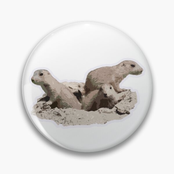 Item preview, Tres curiosos perritos de la pradera: adorables ilustraciones de animales salvajes. designed and sold by Two Hearts Studio.