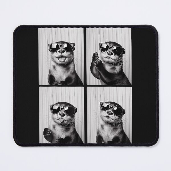 Item preview, Cute Funny Otters Wearing Sunglasses Animal Lover designed and sold by Moscettakkk.