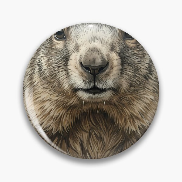 Item preview, Vintage Naturalist Alpine Marmot Portrait — Antique Alpine Wildlife Art designed and sold by Catch333.