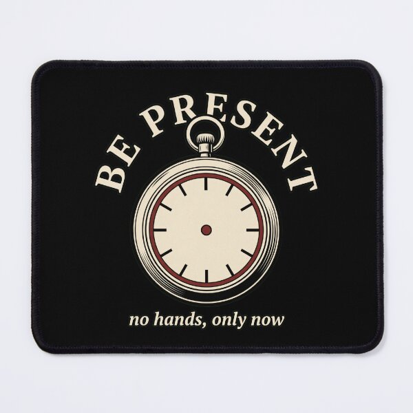 Item preview, Be Present Mindfulness Pocket Watch: No Hands, Only Now designed and sold by Osmose-Studio.