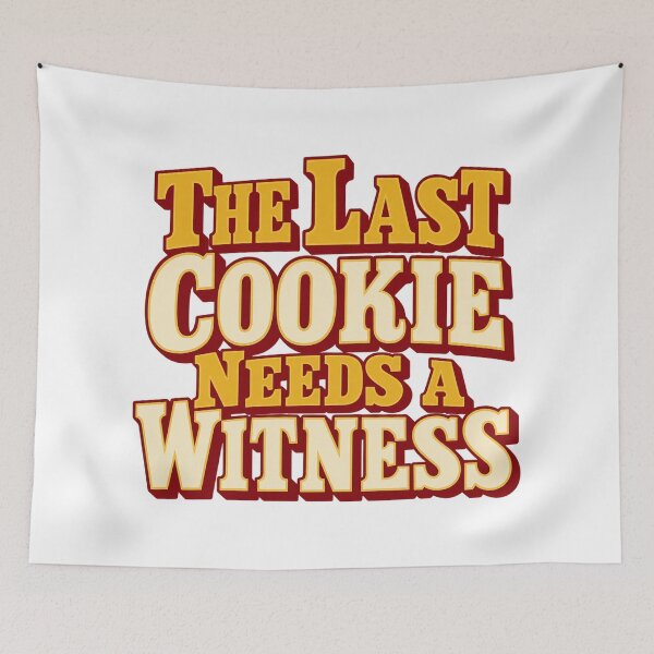 Aperçu de l'œuvre Last Cookie Witness Vintage Lettering Artwork créée et vendue par Bikivuno.