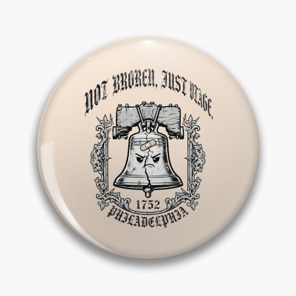 Item preview, Angry Liberty Bell Vintage Philly Crack Humor 1752 designed and sold by Yellowriversss.