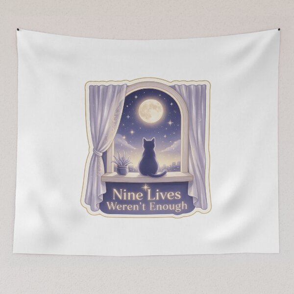 Item preview, Cat Memorial — Nine Lives Weren't Enough designed and sold by TheCalmEdit.