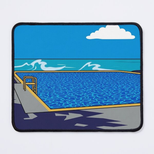 Item preview, Kiama Public Pool Pop Coastal Landscape designed and sold by EllDAV777.