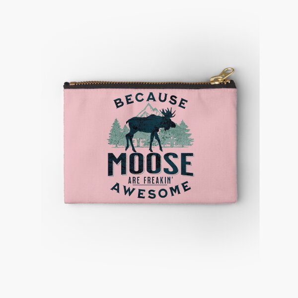Item preview, Because Moose Are Freakin' Awesome - Funny Moose designed and sold by Good-Mood-Goods.