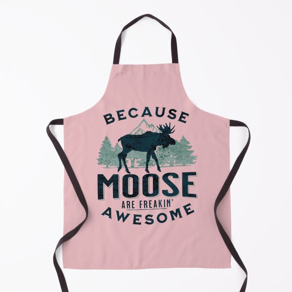Item preview, Because Moose Are Freakin' Awesome - Funny Moose designed and sold by Good-Mood-Goods.