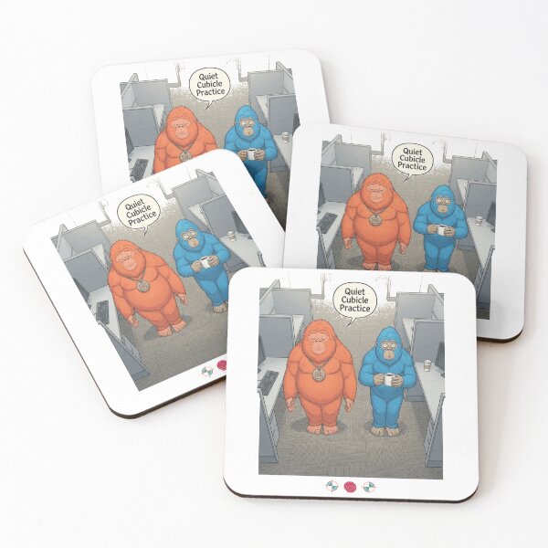 Item preview, Funny Office Yoga Mountain Pose Bigfoot Cartoon Cute Work Humor designed and sold by Whimsy Trail Co.