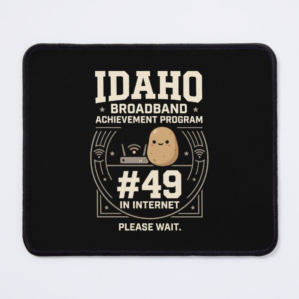 Item preview, Idaho Humor Slow Internet Wifi Satire Badge designed and sold by SplashTastic.
