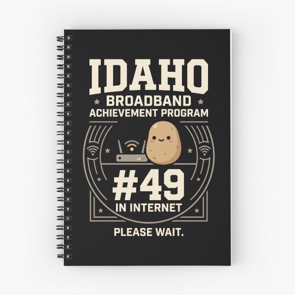 Item preview, Idaho Humor Slow Internet Wifi Satire Badge designed and sold by SplashTastic.