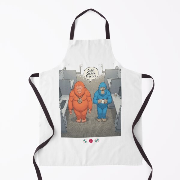 Item preview, Funny Office Yoga Mountain Pose Bigfoot Cartoon Cute Work Humor designed and sold by Whimsy Trail Co.