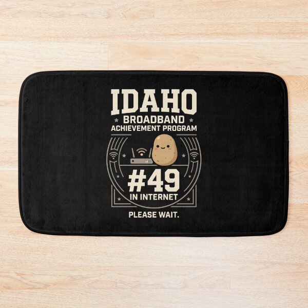 Item preview, Idaho Humor Slow Internet Wifi Satire Badge designed and sold by SplashTastic.