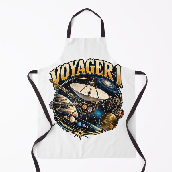 Artikelvorschau, Voyager 1 Interstellare Mission Vintage Weltraumemblem entworfen und verkauft von ZayCreates.