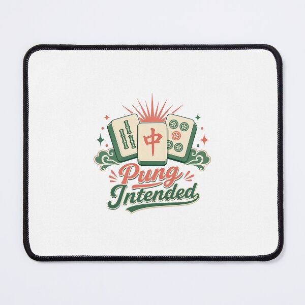 Item preview, Pung Intended Mahjong Funny Mahjong Player Pun designed and sold by The Vault Shop.