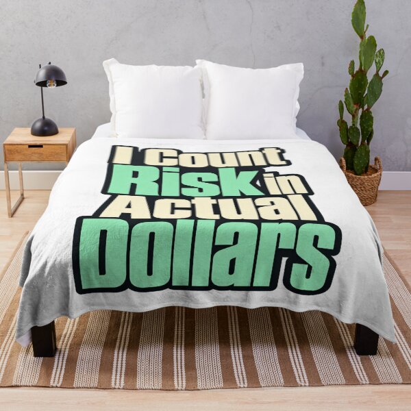 Artikelvorschau, Actual Dollars Risk Mint Cream Trader Lettering entworfen und verkauft von Bikivuno.