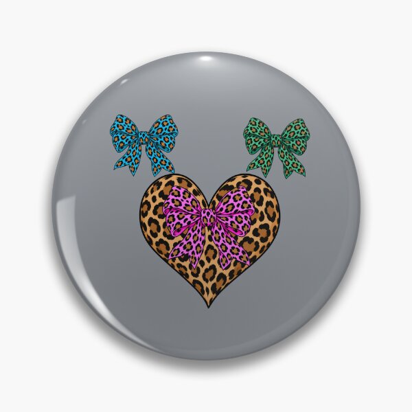 Item preview, Leopard Heart & Colorful Bows designed and sold by Aimetoi.