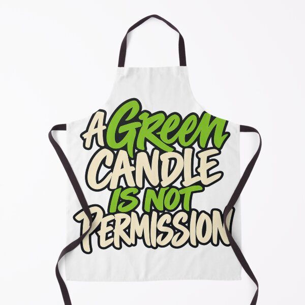 Artikelvorschau, Green Candle Permission Bold Trader Lettering entworfen und verkauft von Bikivuno.