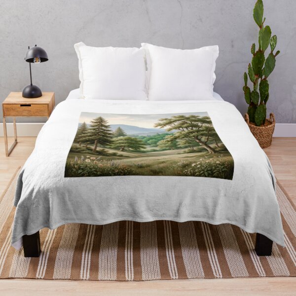 Item preview, Retro mountain with trees designed and sold by casamomo.