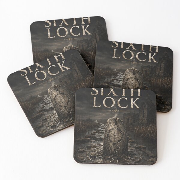 Artikelvorschau, Buchcover von „The Sixth Lock“ – Düstere Fantasy, Horror, Gothic, Okkulte Kunst entworfen und verkauft von Element Horizon Studio.