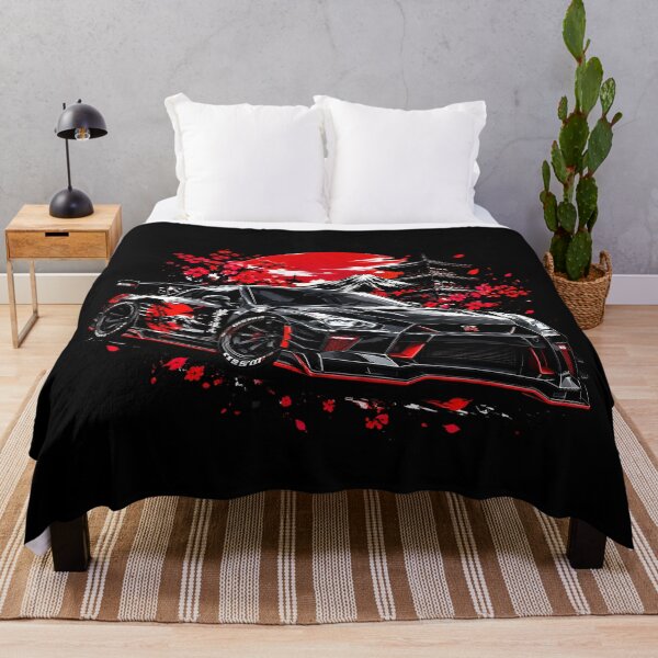 Item preview, Japanese Nissan GTR Nismo with Mount Fuji and Red Sun designed and sold by PrimeRootsArt.
