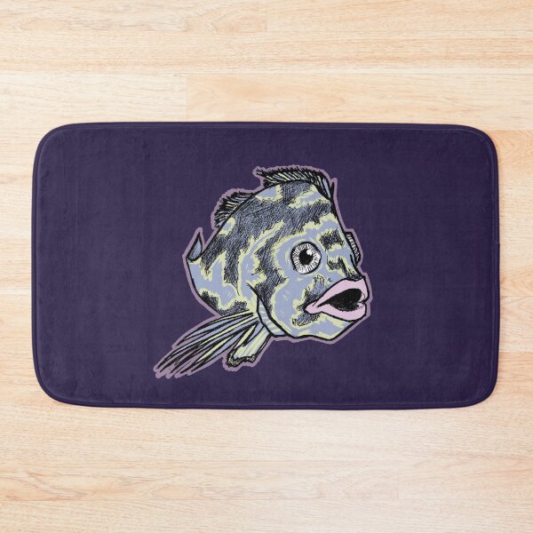 Item preview, Curious Fish | Ink Fish Illustration | Ocean Wildlife Art designed and sold by Half Mess.