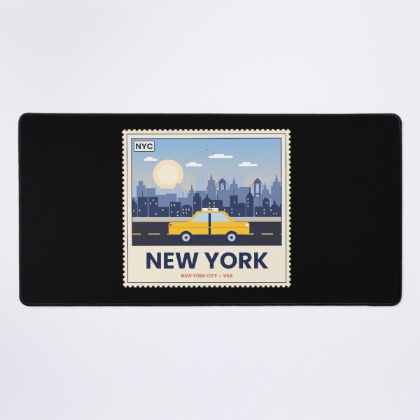 Item preview, New York City Skyline Yellow Taxi Vintage Travel designed and sold by jaissaurabh.