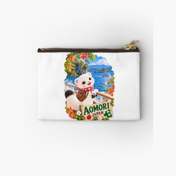 Item preview, Lake Towada Adventure with Mofu – Aomori Japan Travel Sticker designed and sold by aoisora-kiki55.