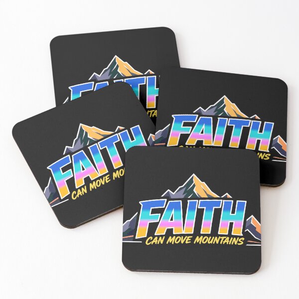 Item preview, Matthew 17:20 Faith Can Move Mountains designed and sold by plushism.