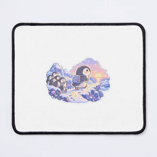 Item preview, Walking Penguin Sticker - Doing My Own Thing designed and sold by CutePrintCorner.