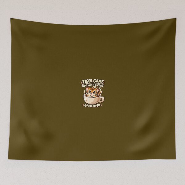 Item preview, Funny Tiger Game Cute Kawaii Tiger Humor designed and sold by WartonnoArt.