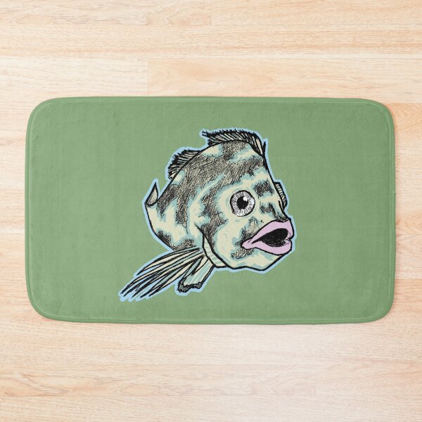 Item preview, Curious Fish | Ink Fish Illustration | Ocean Wildlife Art designed and sold by Half Mess.