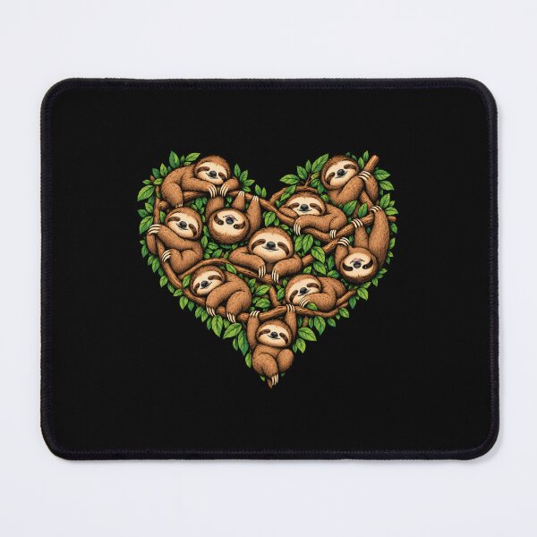 Item preview, Sloth Heart Shaped designed and sold by a-turner-paint.