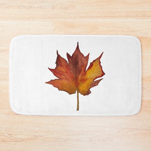 Item preview, Maple Leaf Gold and Red designed and sold by Lisa Neuman Watercolors.