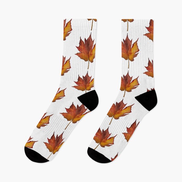 Item preview, Maple Leaf Gold and Red designed and sold by Lisa Neuman Watercolors.